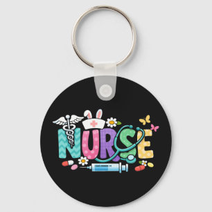 Porte-clés Mignon infirmière de Pâques humour médical