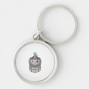 Porte-clés Mignon Kawaii Amazigh Marocain Boucle d'Oreille en