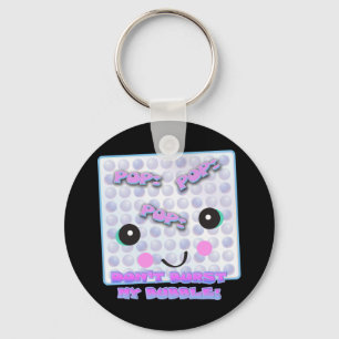 Porte-clés Mignon Kawaii Papier Bulle