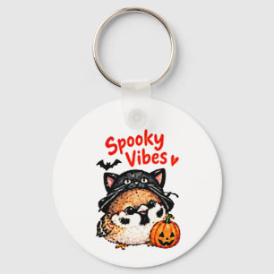 Porte-clés Mignon Moineau Halloween Chibi Manga Anime Dessin 