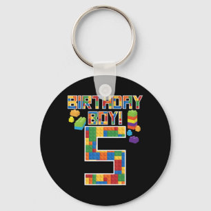 Porte-clés Mignonne 5e cadeau d'anniversaire Bâtiment de 5 an