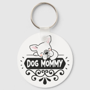 Porte-clés Mignonne chien maman amoureux des animaux de compa