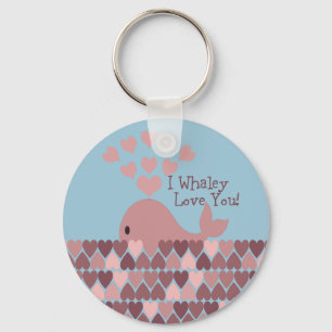 Porte-clés Mignonne I whaley Love You! design