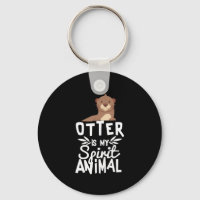 Mignonne Otter Est Mon Esprit Animal Drôle Porte -