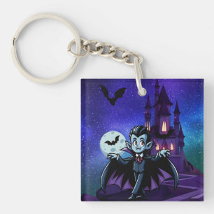 Porte-clés Mignonne, whimsical Halloween vampire