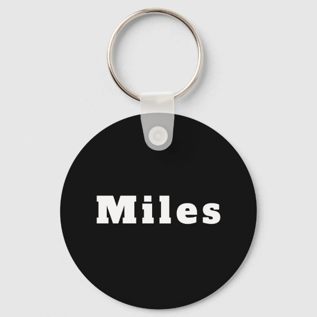 Porte-clés Miles (Recto)