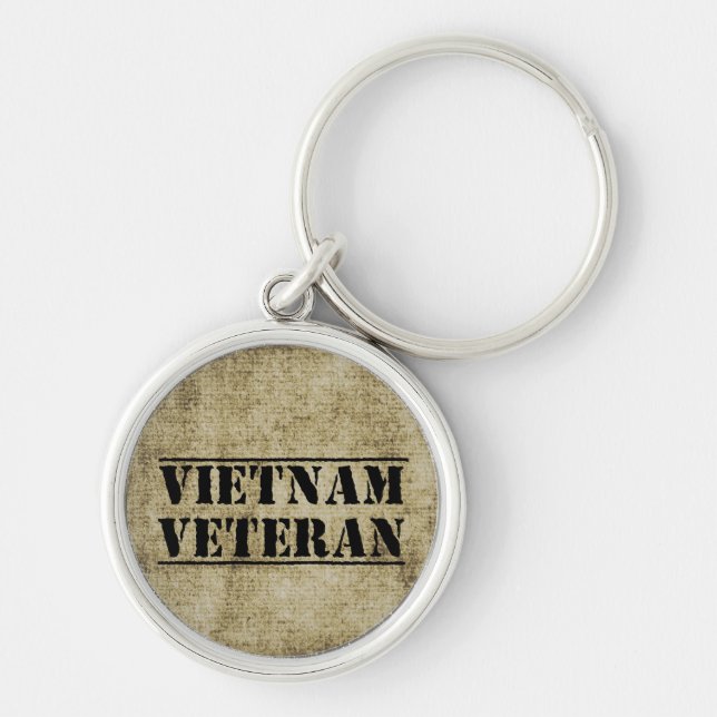 Porte-clés Militaires de vétéran du Vietnam (Devant)