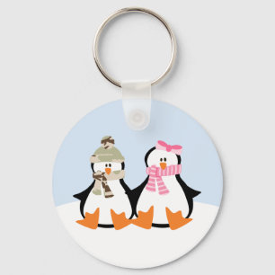 Porte-clés Military Penguin Couple