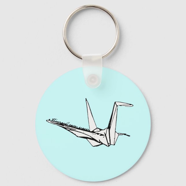 Porte-clés mille grues en papier (Recto)
