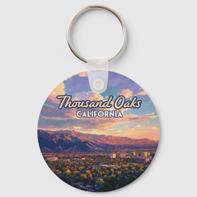 Porte-clés Mille Oaks Californie Los Angeles Ventura (Recto)