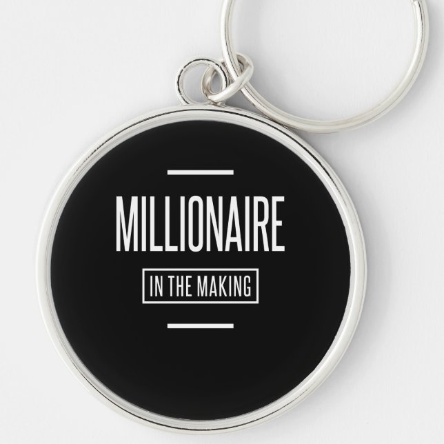 Porte-clés Millionaire dans l'entrepreneuriat motivationnel (Devant)