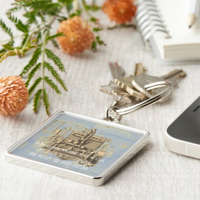 Porte-clés Milwaukee Wisconsin Engine Early K (Côté)