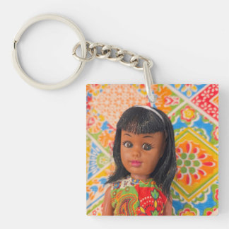 Porte-clés Mimi en patchwork