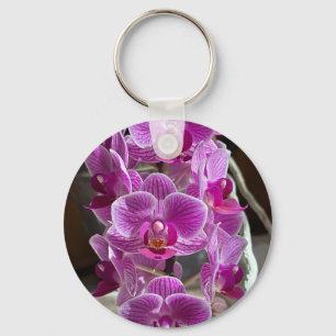 Porte-clés Mini Phalaenopsis Sogo Vivien Orchidée violet