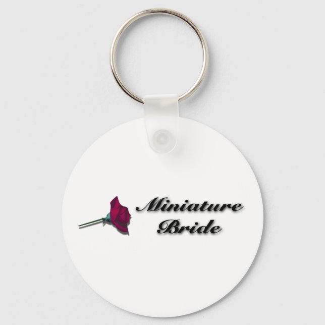 Porte-clés Miniature Jeune Mariée Porte - clé (Recto)