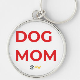Porte-clés Minimalist Dog Mom Keychain – Cute Pet Lover Gift