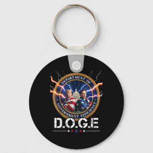 Porte-clés Ministère De L'Efficacité Gouvernementale Doge Tru