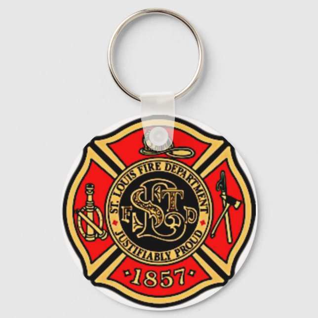Porte-clés MINISTÈRE DES INCENDIES DE St. LOUIS. (Recto)