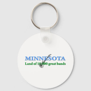 Porte-clés Minnesota - Terre de 10 000 bandes