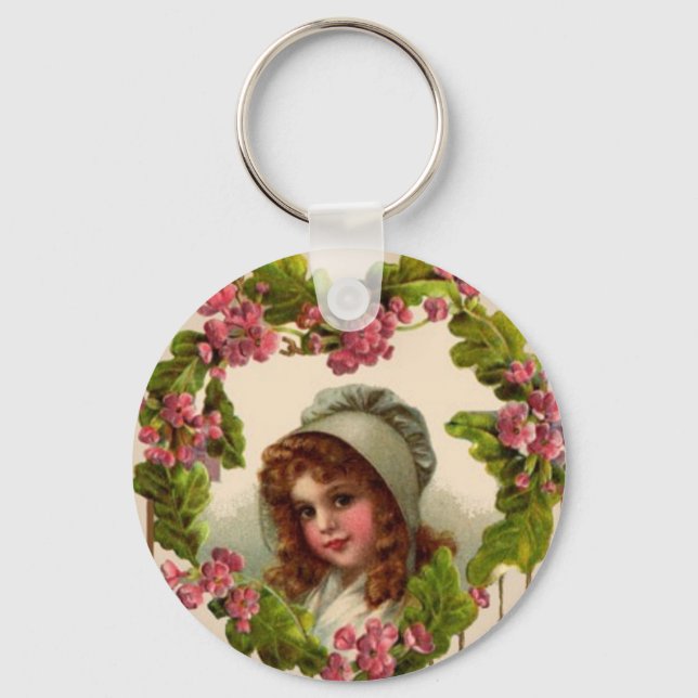 Porte-clés Miss vintage (Recto)