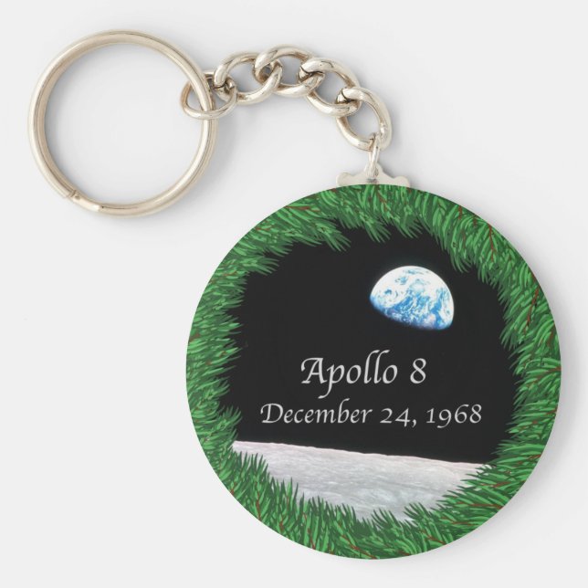 Porte-clés Mission Apollo 8 Christmas Eve Moon (Devant)