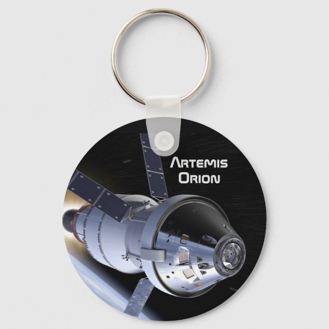 Porte-clés Mission Artemis Orion SLS Moon (Recto)