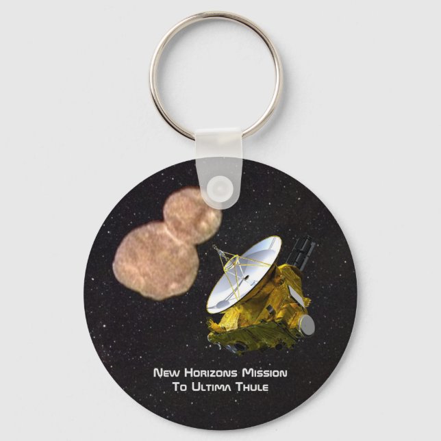 Porte-clés Mission Nouveaux Horizons À Ultima Thule (Recto)