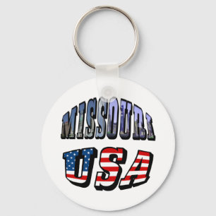 Porte-clés Missouri Picture et USA Text