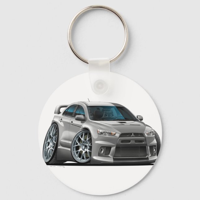 Porte-clés Mitsubishi Silver Car (Recto)