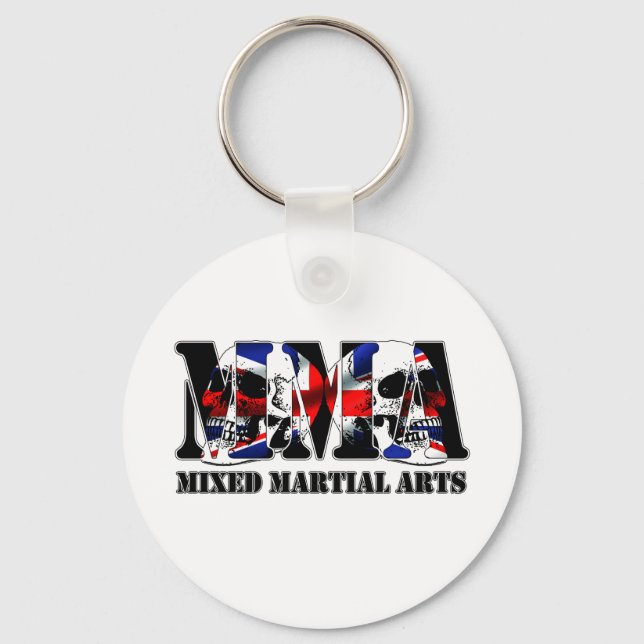 Porte-clés MIXED MARTIAL ART Mélange Arts Martiaux Crânes du  (Recto)