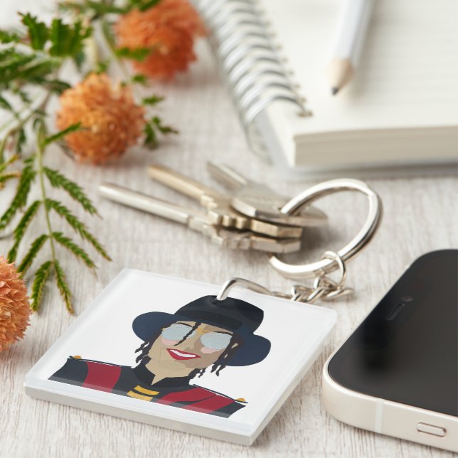 Porte-clés MJ Acrylic Keychain (Devant Droit)