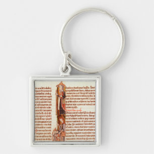 Porte-clés Mme 21 fol.97 Ruth et Boaz, d'une bible