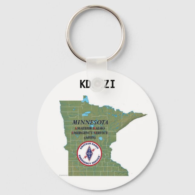 PORTE-CLÉS MN ARES PORTE - CLÉ AVEC CALLSIGN (Recto)