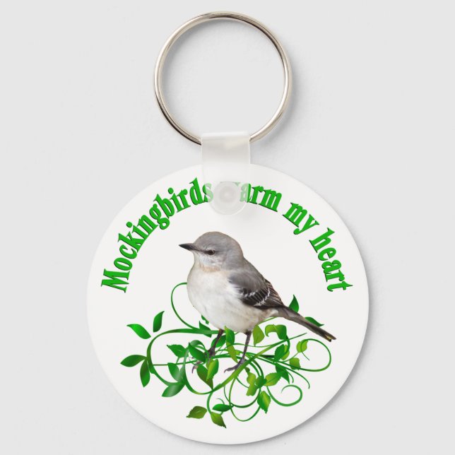 Porte-clés Mockingbirds réchauffe mon coeur (Recto)