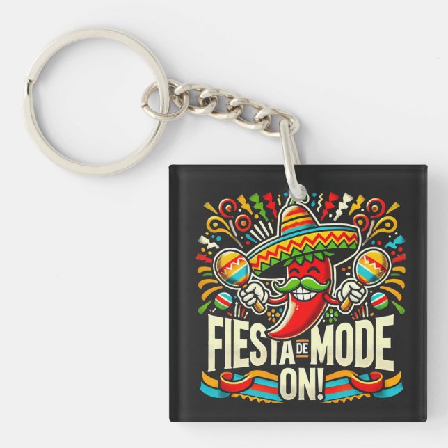 Porte-clés mode fiesta activé ! (Devant)
