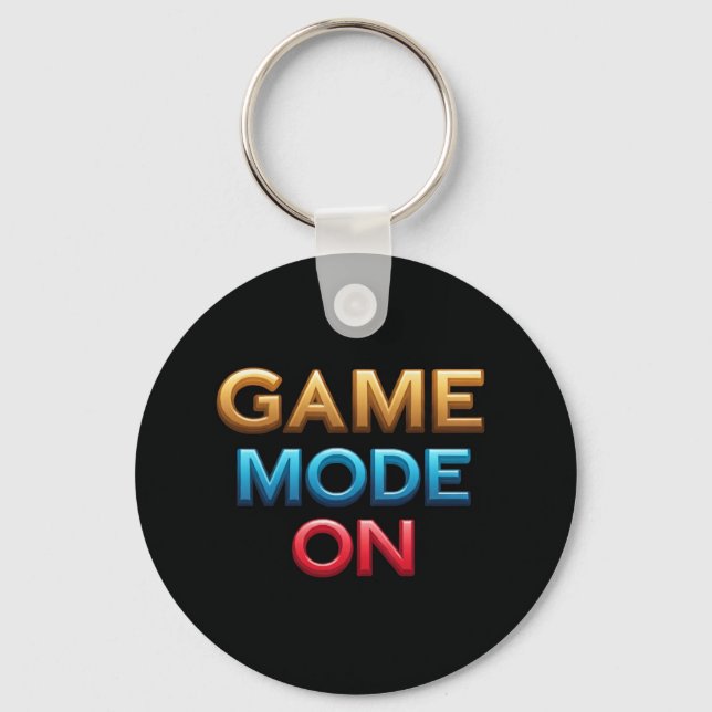 Porte-clés Mode jeu activé (Recto)