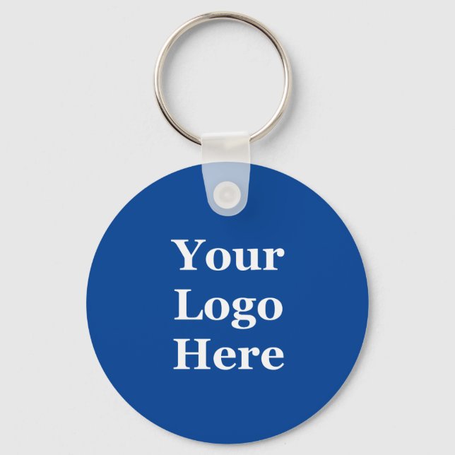 Porte-clés Modèle d'affaires Deep Blue Votre logo ici (Recto)