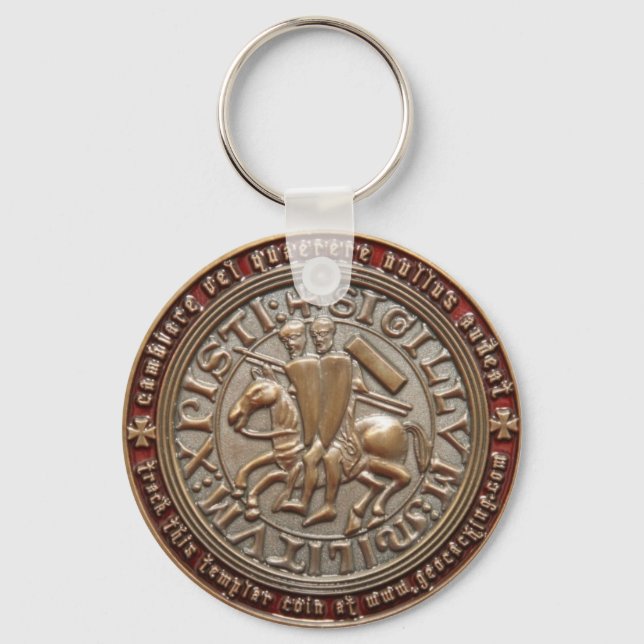 PORTE-CLÉS MODÈLE DE CHEVALIER GEO COIN (Recto)