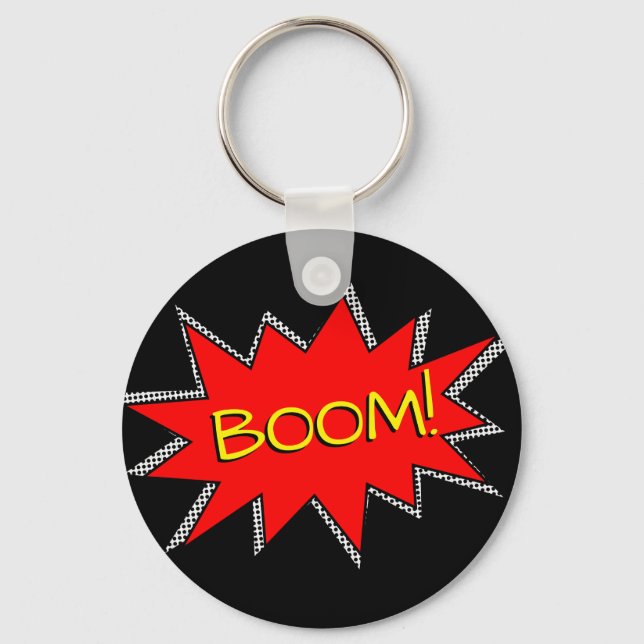 Porte-clés Modèle d'effet sonore de la bombe surhéros personn (Recto)