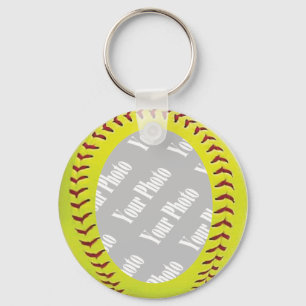 Porte-clés Modèle photo de Fastpitch Softball