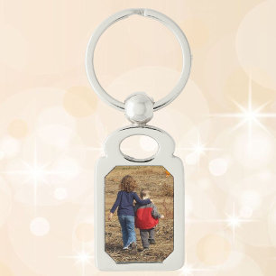 Porte-clés MODÈLE PHOTO Silver Metal Porte - clé Grandma Cade