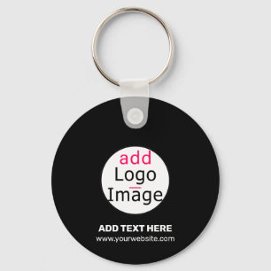 Porte-clés Moderne Business Personnalisable Ajouter un logo N