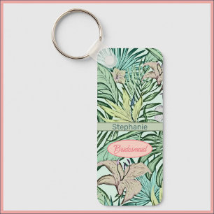 Porte-clés Moderne Floral Bridesmaid Porte - clé