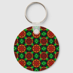 Porte-clés Moderne Florale Bohème Élégant Motif Abstrait #504