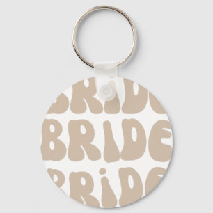 Porte-clés Moderne Retro Mariée Bachelorette Parti Vintage