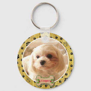 Porte-clés Moderne Simple Ludique Photo Chien - Dessin Emprei