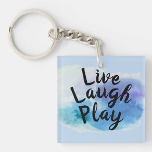 Porte-clés Modifier le texte Live Lauder Jouer Inspirer Motiv