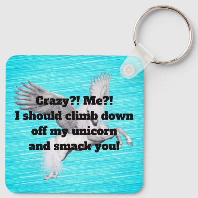 Porte-clés Moi ? Dingue ? Porte - clé (Dos)