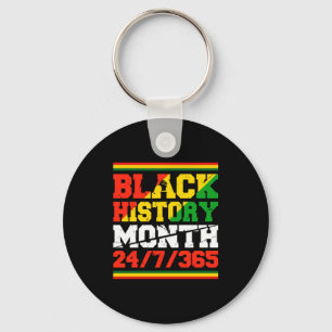 Porte-clés Mois de l'histoire des Noirs Un mois ne peut conte