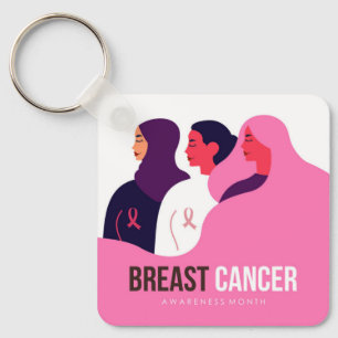 Porte-clés Mois de sensibilisation au cancer du sein